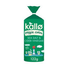 Kallo Salt and Vinegar Veggie Cakes 122g