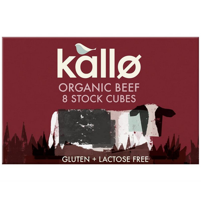 Kallo Organic Beef Stock Cubes 8 pack 88g