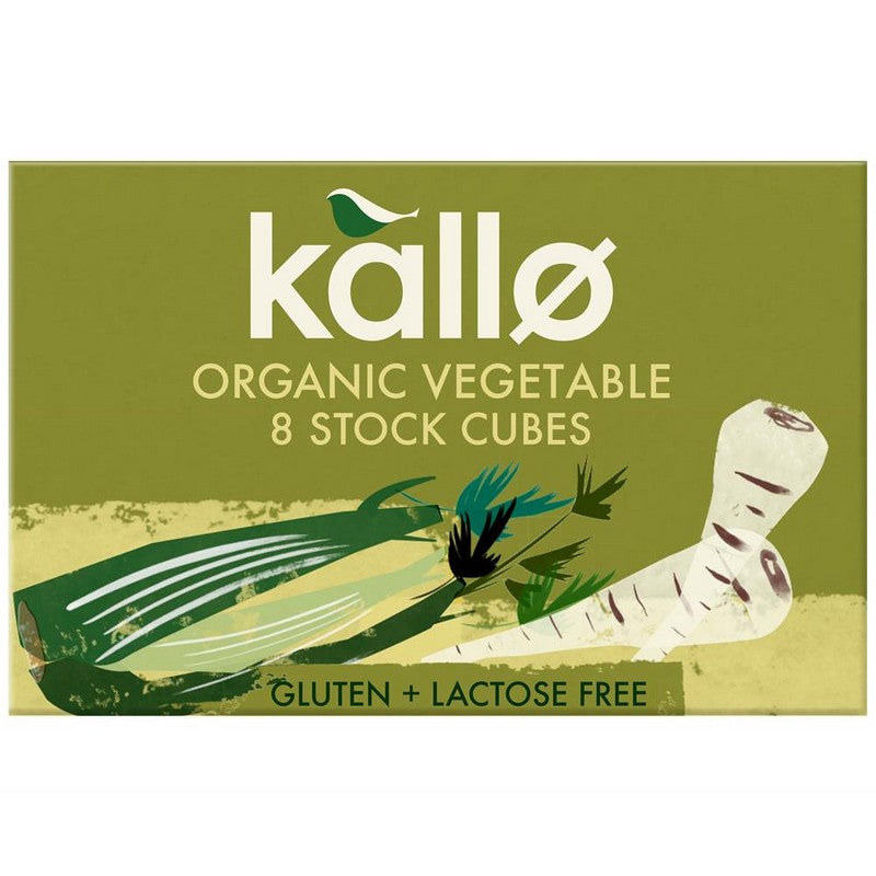 Kallo Organic Vegetable Stock Cubes 88g
