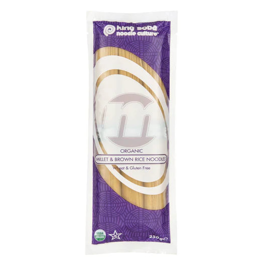 King Soba Org Millet Brown Rice Noodles 250g