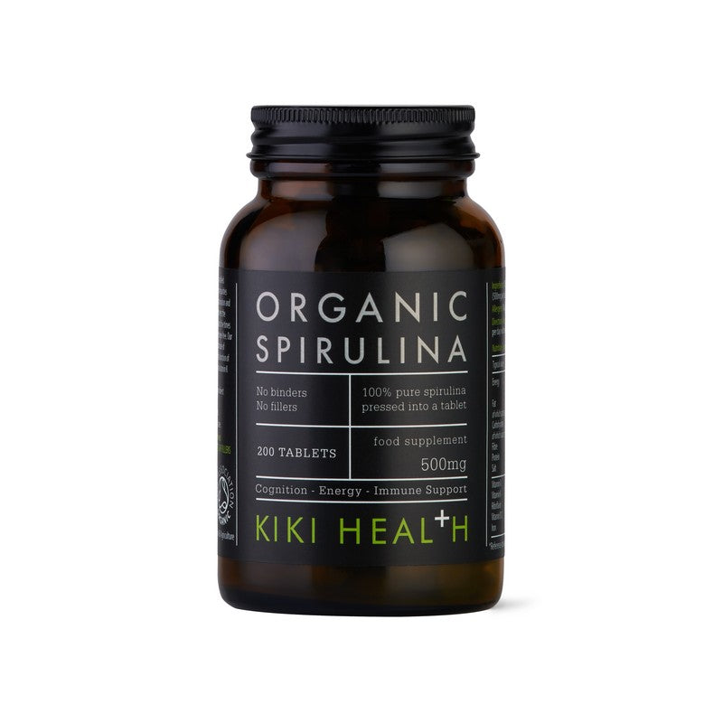 Kiki Health Organic Spirulina Tablets 200 Tablets