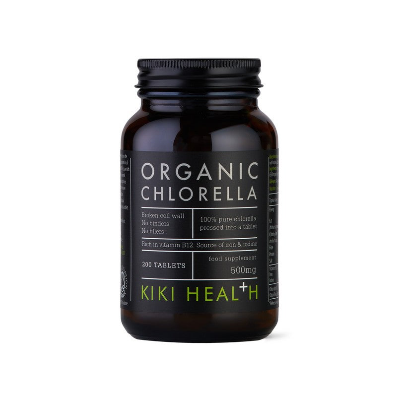 Kiki Health Organic Chlorella Tablets 200 Tablets