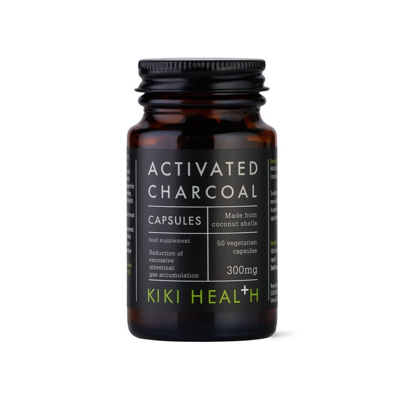 Kiki Health Activated Charcoal 50 Vegi Capsules