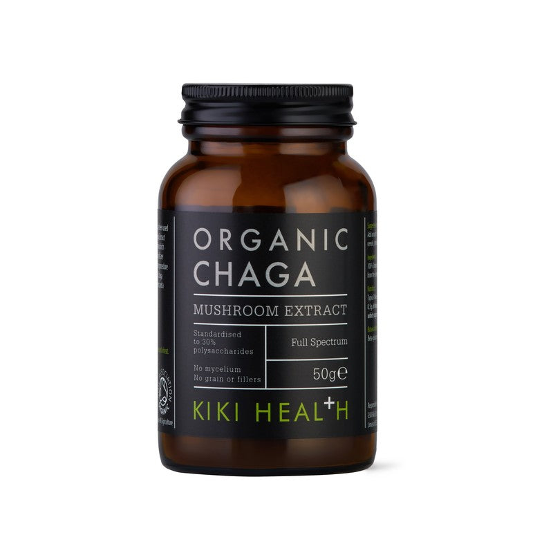 Kiki Health Organic Chaga Mushroom Extract Powder 50g