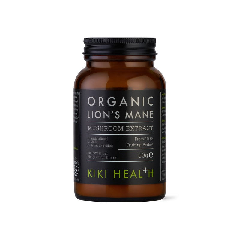 Kiki Health Organic Lion's Mane Mushroom Extract Powder 50gm