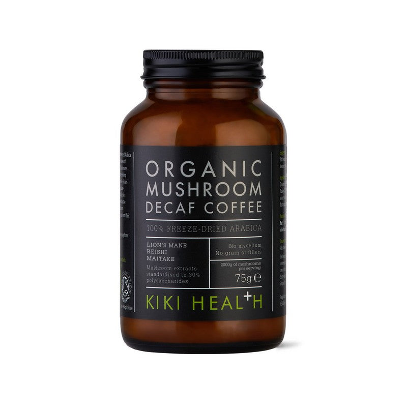 Kiki Health Organic Decaffeinated Mushroom Extract Coffee Powder 75g