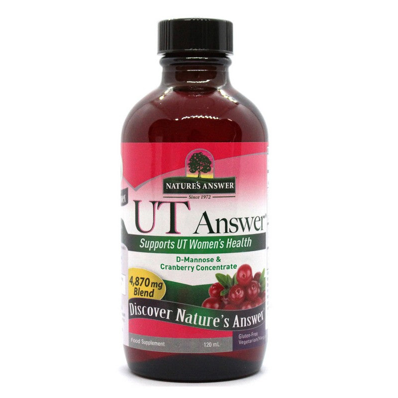 Nature's Answer UTI Ans D-Mannose & Cranberry Alchohol Free 120ml