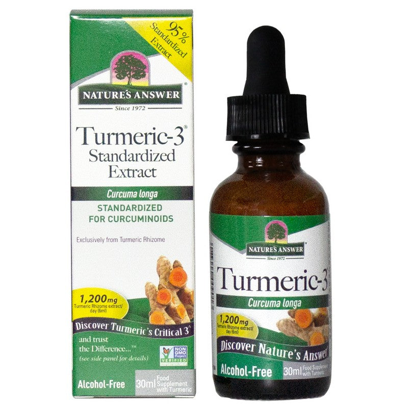 Nature's Answer Turmeric - 3 Alchohol Free 30ml