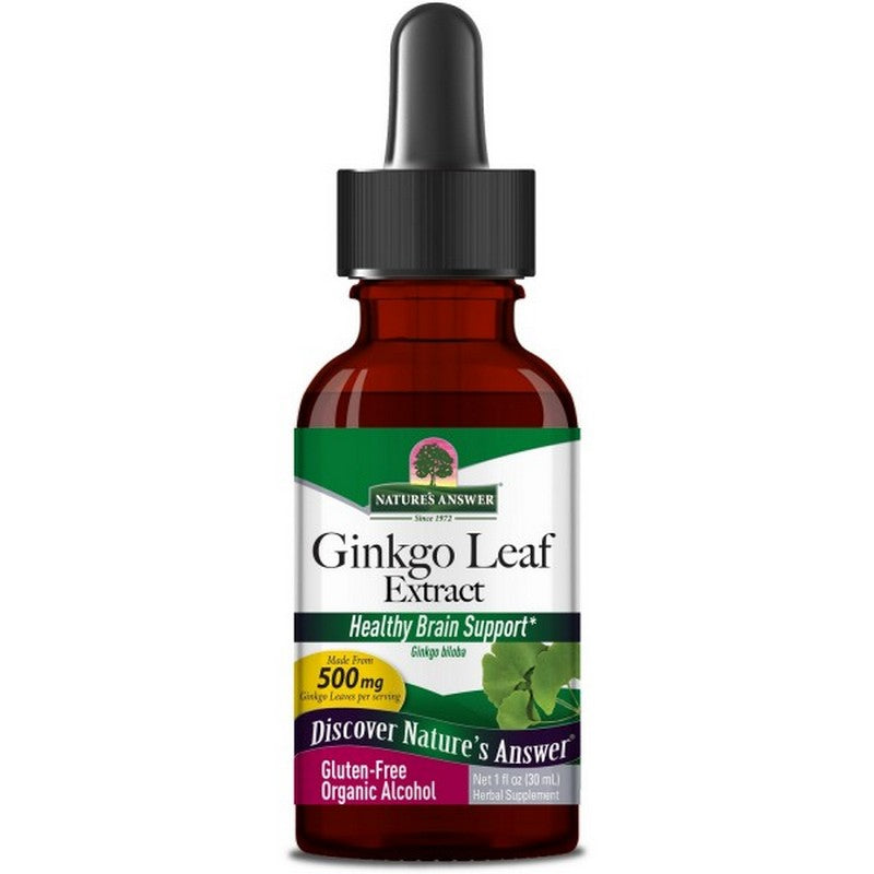 Nature's Answer Ginkgo Biloba Leaf Low Alchohol 30ml