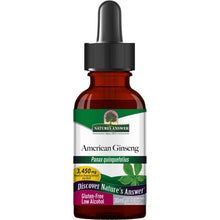 Nature's Answer Ginseng Root - American Low Alchohol 30ml