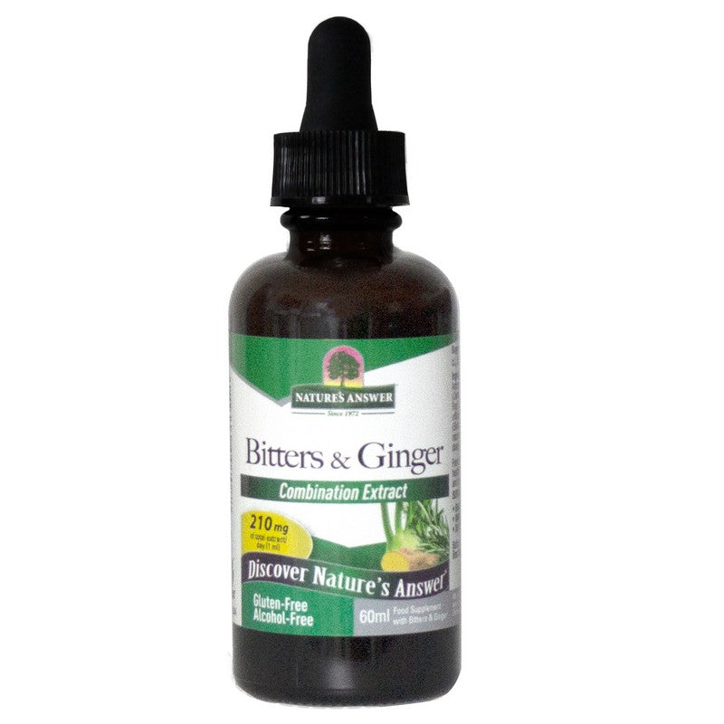 Nature's Answer Ginger Bitters Alchohol Free 60ml