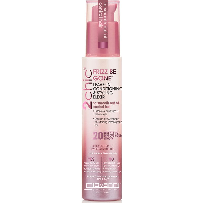 Giovanni 2chic Frizz Be Gone Leave in Conditioning and Styling Elixir 118ml