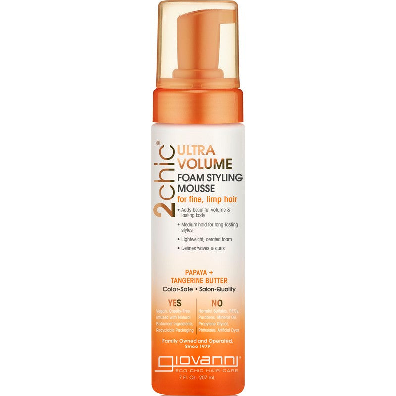 Giovanni 2chic Ultra-Volume Foam Styling Mousse 210ml