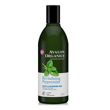 Avalon Organics Peppermint Bath and Shower Gel 355ml