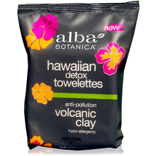 Alba Botanica Hawaiian Detox Towelettes Volcanic Clay 25p