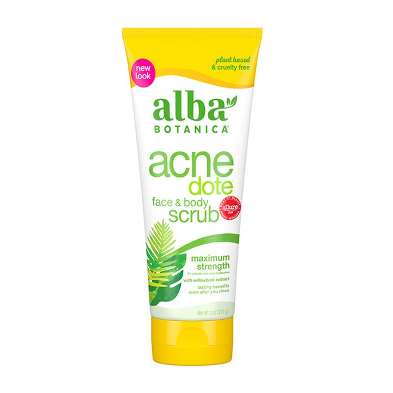 Alba Botanica Acnedote Face & Body Scrub 227g