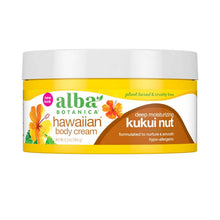 Alba Botanica Hawaiian Kukui Nut Body Cream 184g