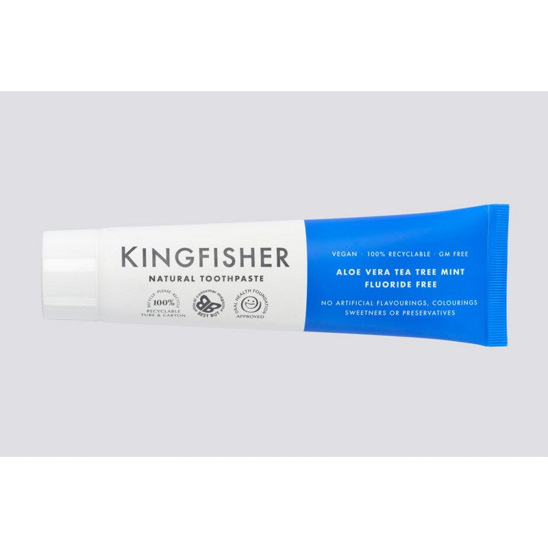 Kingfisher Aloe Vera Tea Tree Mint Fluoride Free Toothpaste 100ml