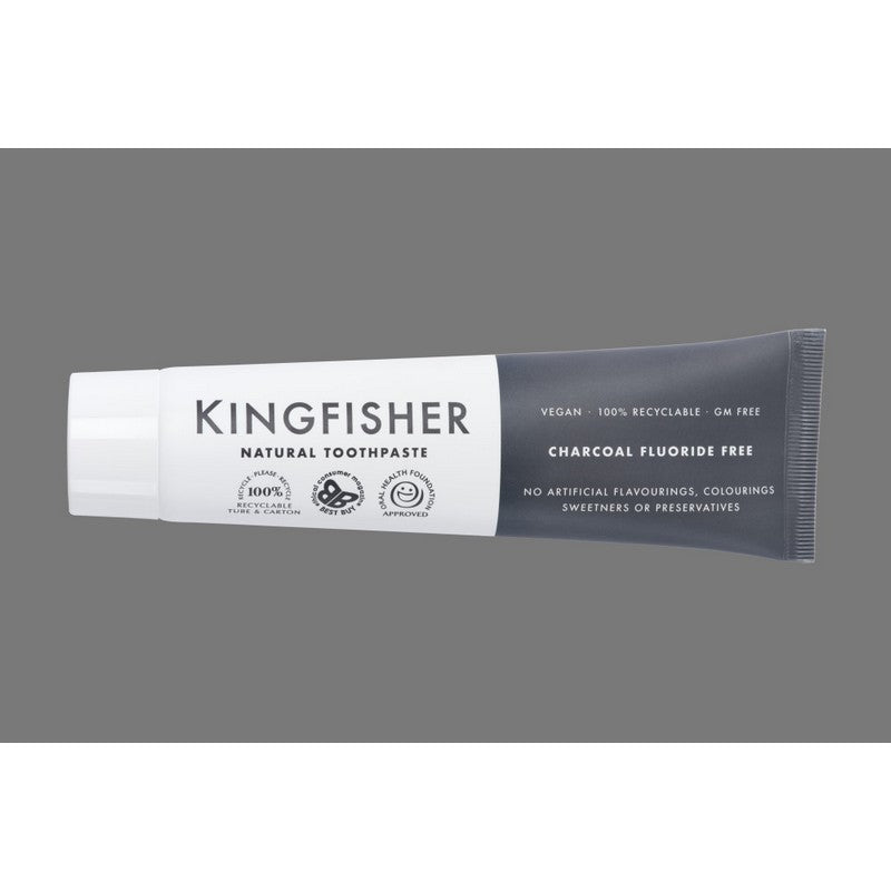 Kingfisher Charcoal Naturally Whitening Natural Toothpaste 100ml