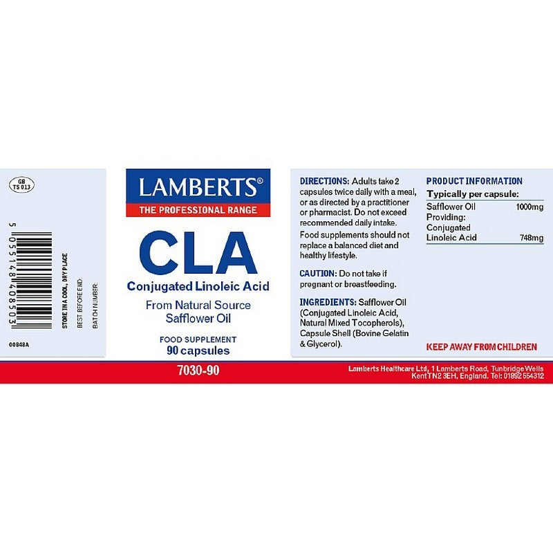 Lamberts CLA 1000mg 90 Capsules