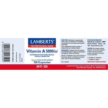 Lamberts Vitamin A 5000iu 90 Capsules