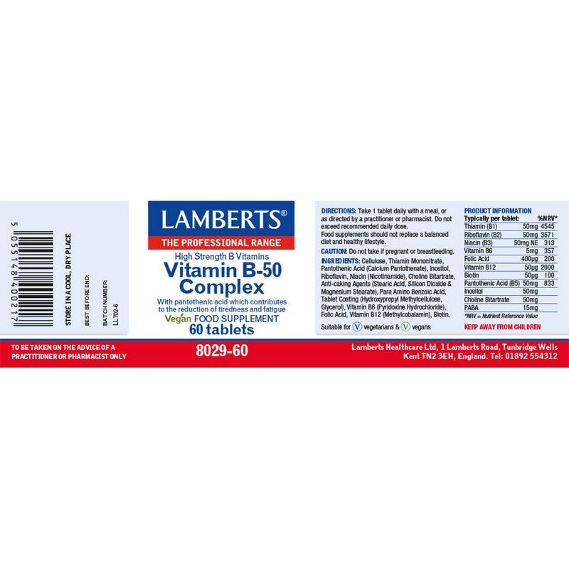 Lamberts Vitamin B-50 Complex