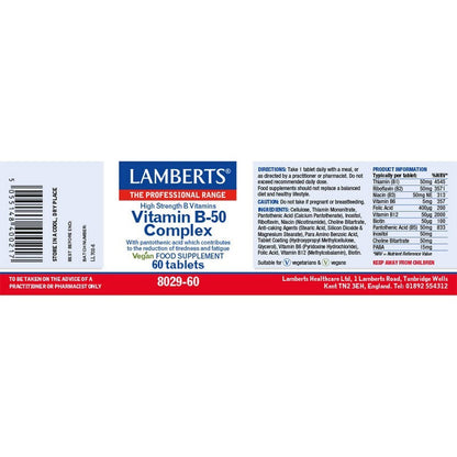 Lamberts Vitamin B-50 Complex