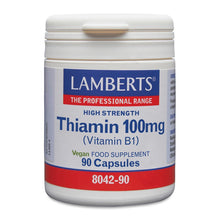 Lamberts Thiamin 100mg (Vitamin B1) 90 Capsules
