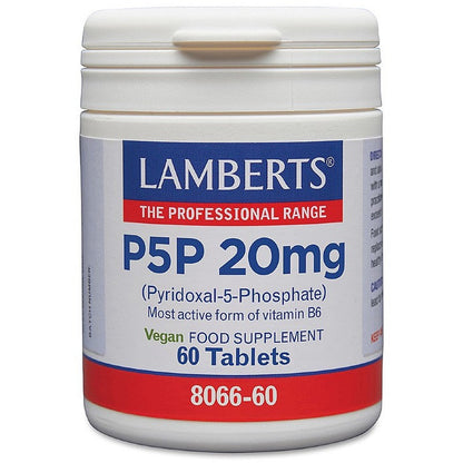 Lamberts P-5-P 20mg 60 Tablets