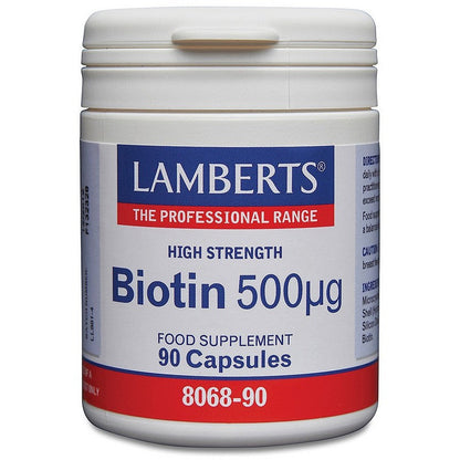 Lamberts Biotin 500µg 90 Capsules