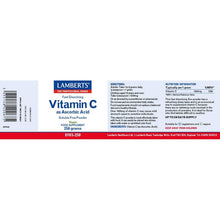 Lamberts Ascorbic Acid 250g Powder