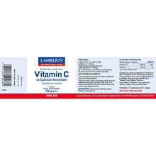 Lamberts Calcium Ascorbate 250gm Crystals