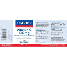 Lamberts Vitamin C 1000mg + Bioflavs 120 Tablets