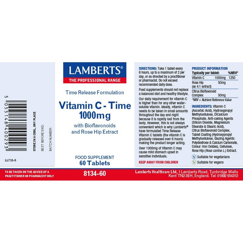 Lamberts Vitamin C Time Release 1000mg