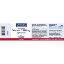 Lamberts Time Release 1500mg 120 Tablets