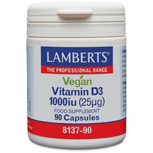 Lamberts Vegan D3 1000iu 90 Capsules