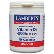 Lamberts Vitamin D3 4000Iu (100µg) 120 Capsules