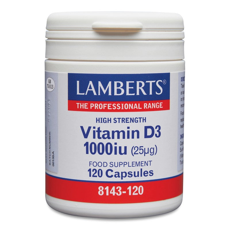 Lamberts Vitamin D3 1000Iu 120 Capsules