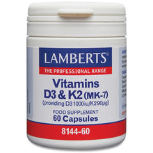 Lamberts Vitamin D3 1000iu and K2 60 Capsules