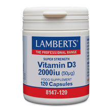 Lamberts Vitamin D3 2000iu 120 Capsules