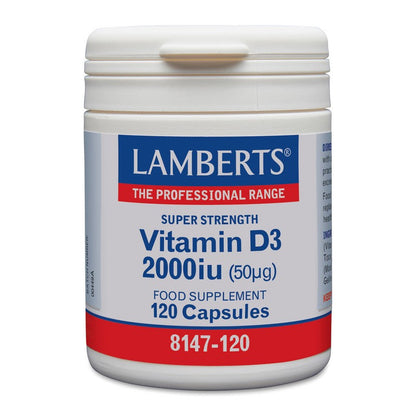 Lamberts Vitamin D3 2000iu 120 Capsules