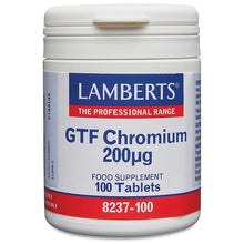 Lamberts GTF Chromium 200µg 100 Tablets