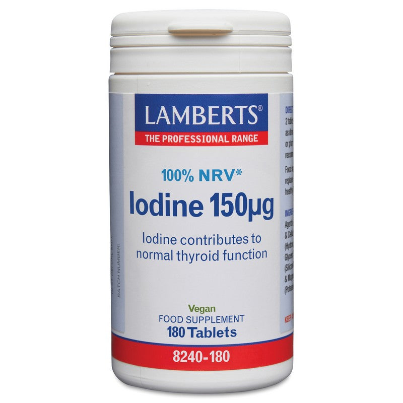 Lamberts Iodine 150µg (As Potassium Iodide) 180 Tablets