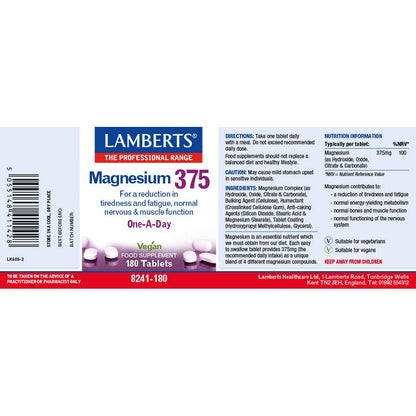 Lamberts Magnesium 375