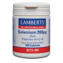 Lamberts Selenium 200µg +A + C + E 100 Tablets