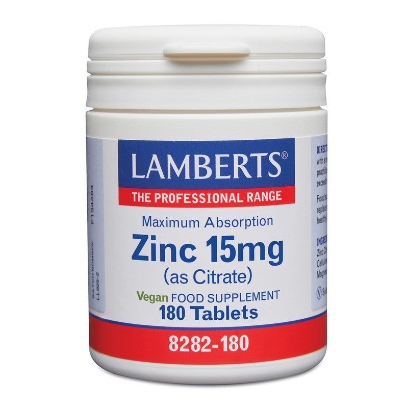 Lamberts Zinc 15mg (As Citrate)