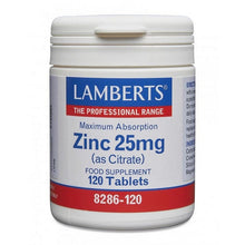 Lamberts Zinc Citrate 25mg 120 Tablets