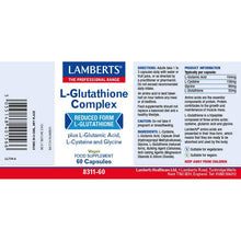 Lamberts L-Glutathione Complex 60 Capsules