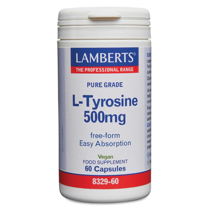 Lamberts L-Tyrosine 500mg 60 Capsules