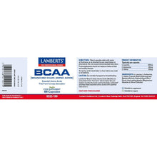 Lamberts BCAA 180 Capsules